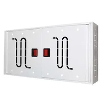 Шафа пожежна ШП 120/60 У Біла, (навісна, без задньої стінки, 1200х600х230мм) — Пожежні шафи та комплектація