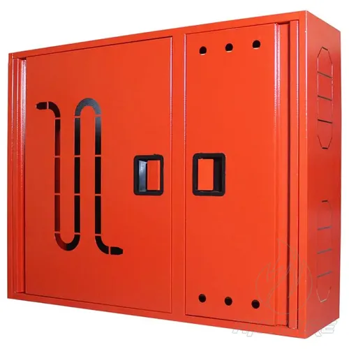 Шафа пожежна ШП 90/70 У Червона, (навісна, без задньої стінки, 900х700х230мм) 