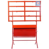 Стенд пожежний з щитом відкритого типу (без комплектації) з перекидним ящиком для піску - Замовити