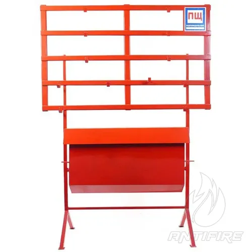 Стенд пожежний з щитом відкритого типу (без комплектації) з перекидним ящиком для піску 