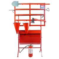 Стенд пожежний з щитом відкритого типу (комплект 5)  + Вогнегасник порошковий ВП-5 (ОП-5) - Замовити