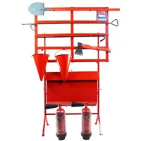 Стенд пожежний з щитом відкритого типу (комплект 5)  + 2 Вогнегасника вуглекислотних ВВК-2 (ОУ-3) — Щити та стенди