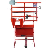 Стенд пожежний з щитом відкритого типу (комплект 5)  + Вогнегасник вуглекислотний ВВК-2 (ОУ-3) — Щити та стенди