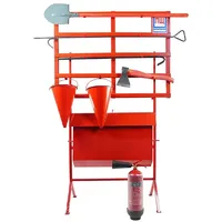 Стенд пожежний з щитом відкритого типу (комплект 5)  + Вогнегасник вуглекислотний ВВК-3,5 (ОУ-5) — Щити та стенди