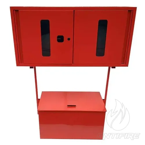 Стенд пожежний з щитом закритого типу стаціонарний (комплект 6) 