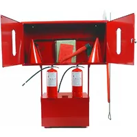 Стенд пожежний з щитом закритого типу стаціонарний (комплект 6) + 2 Вогнегасника порошкових ВП-6 (ОП-6) - Замовити
