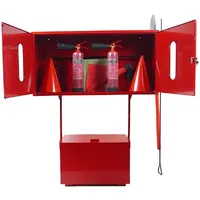 Стенд пожежний з щитом закритого типу стаціонарний (комплект 6) + 2 Вогнегасника вуглекислотних ВВК-2 (ОУ-3) - Замовити