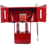 Стенд пожежний з щитом закритого типу стаціонарний (комплект 6) + 2 Вогнегасника вуглекислотних ВВК-3,5 (ОУ-5) - Замовити