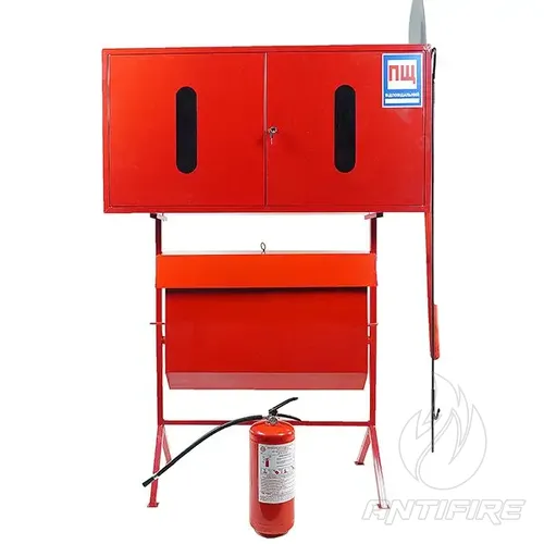 Стенд пожежний  (комплект)  + Вогнегасник порошковий ВП-6 (ОП-6) 