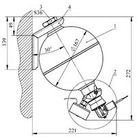 Модуль газового пожежогасіння Імпульс-2 зі стельовим кріпленням (МГП.І-2.Е.С) thumb-4