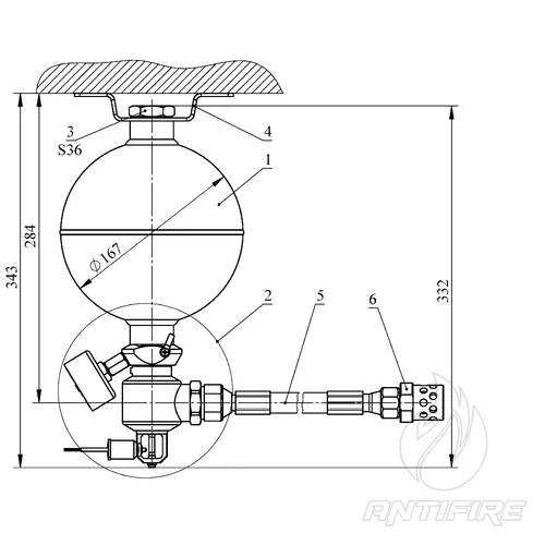 Модуль газового пожежогасіння Імпульс-2  (МГП.І-2Т.Е.Н)  (фото 5)