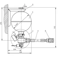 Модуль газового пожежогасіння Імпульс-2  (МГП.І-2Т.Е.С) thumb-4