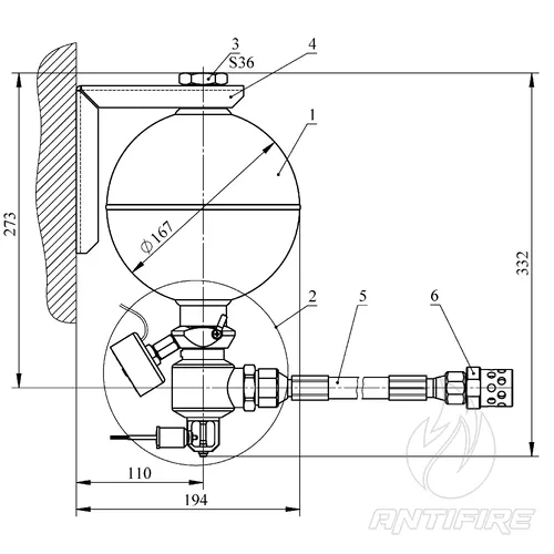 Модуль газового пожежогасіння Імпульс-2  (МГП.І-2Т.Е.С)  (фото 4)