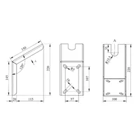 Модуль газового пожежогасіння Імпульс-20 зі стельовим кріпленням (МГП.І-20.Е.С) thumb-3