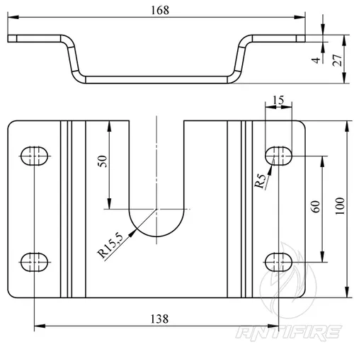 Модуль газового пожежогасіння Імпульс-20 зі стельовим кріпленням (МГП.І-20.Е.С)  (фото 2)