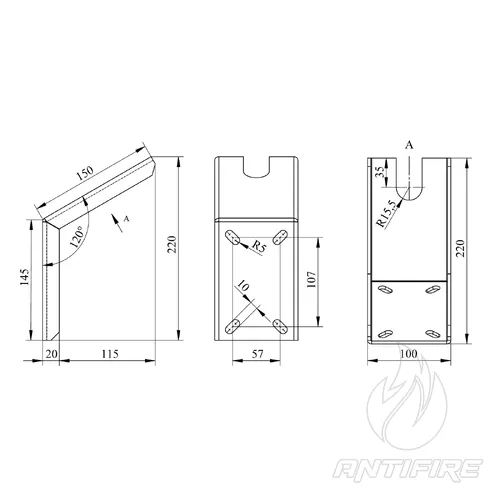 Модуль газового пожежогасіння Імпульс-20 зі стельовим кріпленням (МГП.І-20.Е.С)  (фото 3)