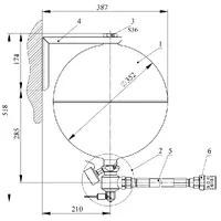 Модуль газового пожежогасіння Імпульс-20  (МГП.І-20Т.Е.С) thumb-4