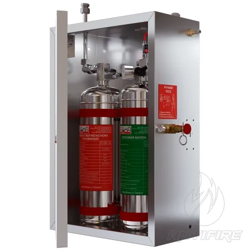 Модуль пожежогасіння BKS-10-1-П для кухонних приміщень з пневматичним пуском 