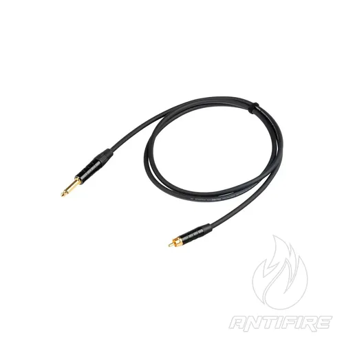 Кабель T-B0.5  RCA "папа" - jack 6.3 "папа"- 0,5 метра 
