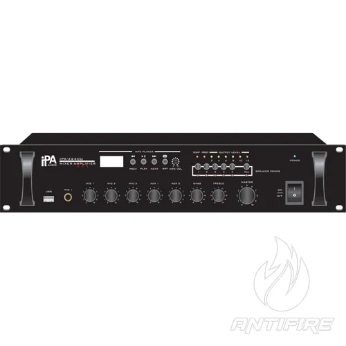Мікшуючий підсилювач з аудіоджерелом IPA-Z240U 