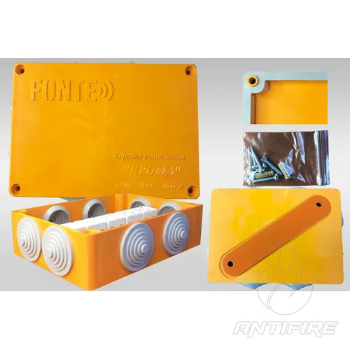 Коробка комутаційна вогнестійка типу "КРОМА" КП-02-90 К4/4 