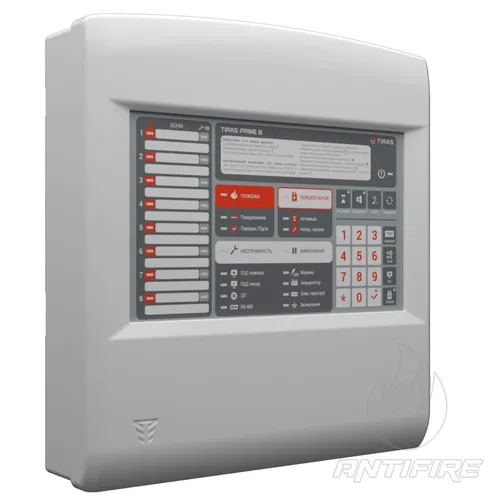 ППКП Tiras PRIME 8 - Прилад приймально-контрольний пожежний Тірас 