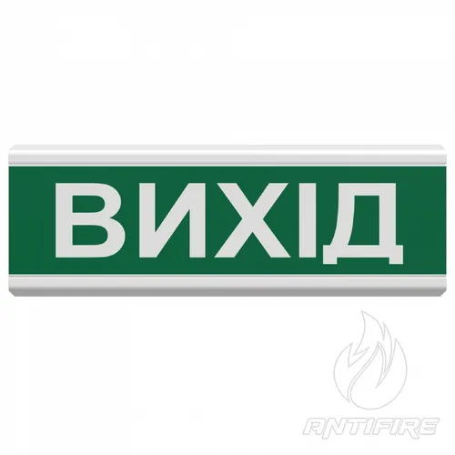 Оповіщувач Tiras ОСЗ-12 Ех "Вихід" світлозвуковий 