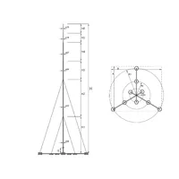 М-05/120 Блискавкоприймач з бетонними основами thumb-2