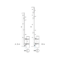 М-09/60 Блискавкоприймач з кріпленням до труб thumb-2