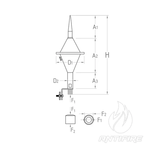 Р-30 Блискавкоприймач Forend P-30  (фото 2)