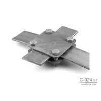 C-024 З'єднувач для смуги В40 хрестовий — З'єднувачі