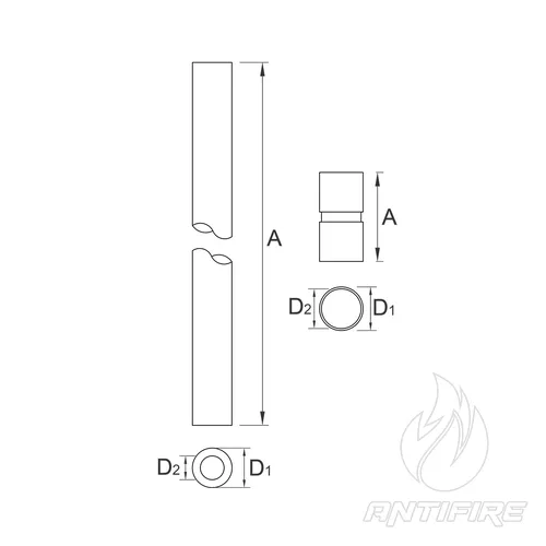 К-201 Труба монтажна для блискавкозахисту D-20  (фото 2)