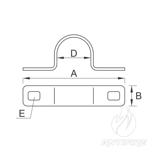 К-203 Зажим UD-20 для труби D-20  (фото 2)
