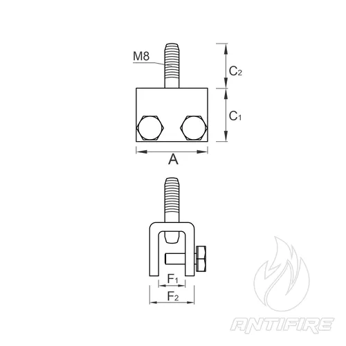 К-805 Тримач ізоляційного стержня фальцевий  (фото 2)