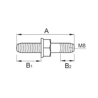 К-816 З’єднувач прямий для ізоляційного стержня thumb-2