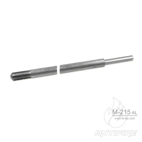 M-235 Блискавкоприймач алюмінієвий збірний 16/10 з різьбою основи  (фото 3)