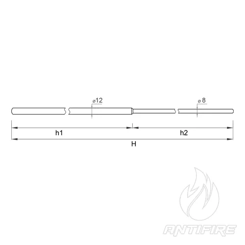 M-420 Блискавкоприймач збірний 12/8 мідний  (фото 2)