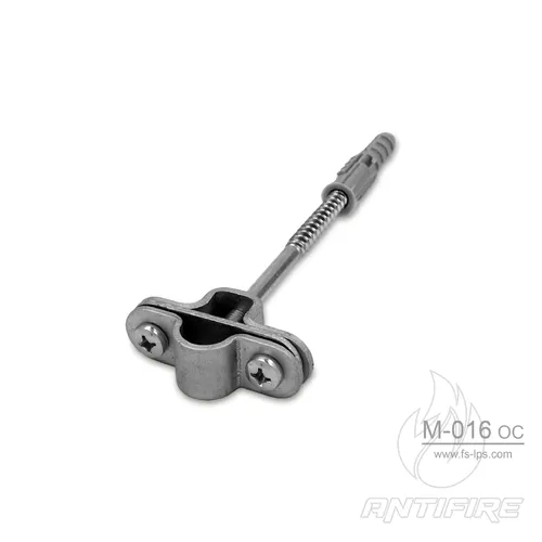 M-016 Тримач блискавкоприймача 16/10 з дюбелем та шпилькою  (фото 3)