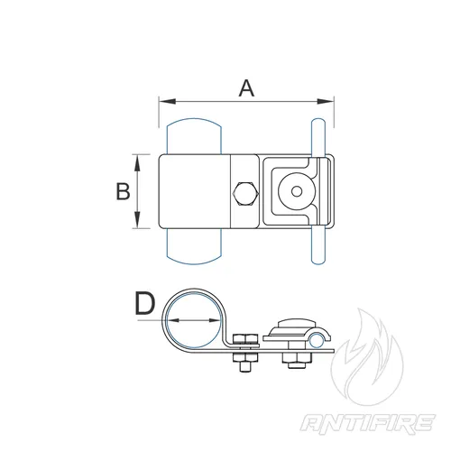 М-042 З'єднувач щогли блискавкоприймача та дроту  (фото 2)