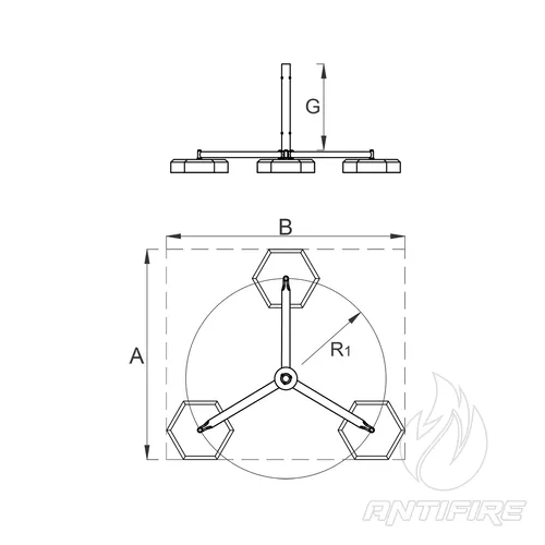 M-065 Тринога щогли блискавкоприймача  (фото 2)
