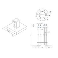 М-20/1 Анкерна закладна для блискавкоприймача thumb-2