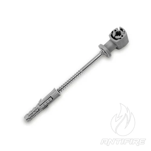 H-014 Тримач дроту пластиковий з дюбелем 