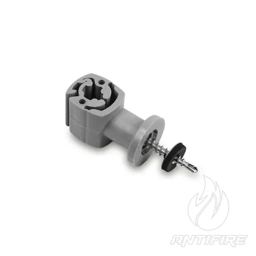 H-015 Тримач дроту пластиковий з шурупом 