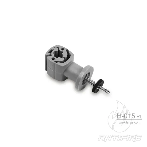 H-015 Тримач дроту пластиковий з шурупом  (фото 3)