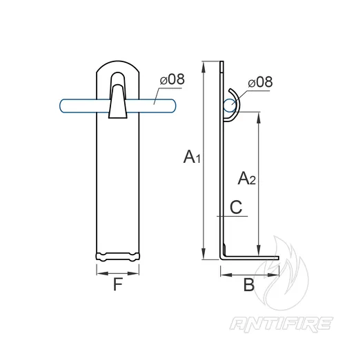 H-024 Тримач дроту L-120  (фото 3)