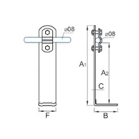 H-026 Тримач дроту L-120 на закручування thumb-2