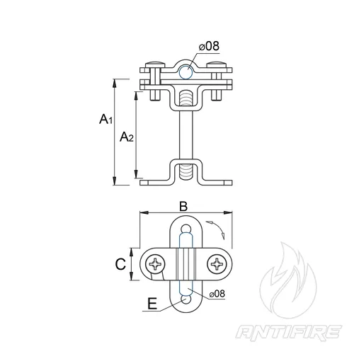 H-028 Тримач дроту FLIP дистанційний  (фото 3)