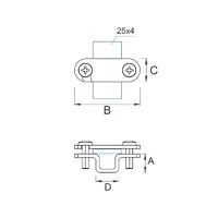 H-036 Тримач смуги металевий FLIP thumb-2