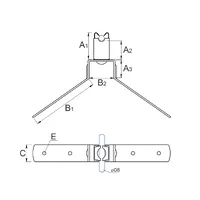 H-042 Тримач кониковий прямий з Niro thumb-2