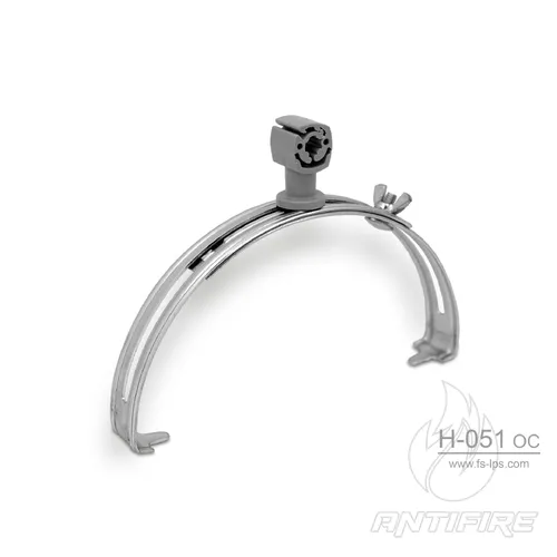 H-051 Тримач кониковий півкруглий з пластиком  (фото 3)